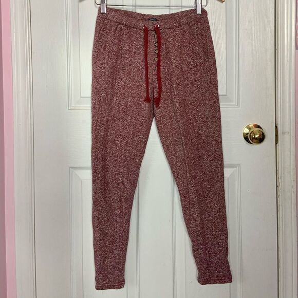 Harmony Burgundy Joggers - Picture 7 of 10